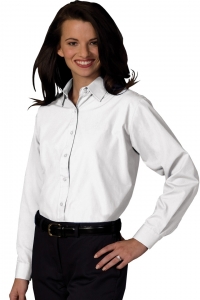 Shirt, Ladies, Long Sleeve, Oxford Broadcloth