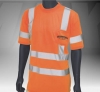ANSI Class 3 Short Sleeve Safety Orange T-Shirt