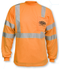 ANSI Class 3 Long Sleeve Safety Orange T-shirt