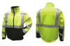 ANSI 3 Soft-Shell TPU Jacket - Safety Green